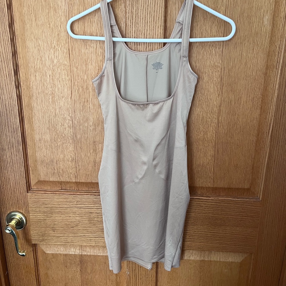 Soma Beige Seamless Slip Camisole Dress